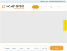 Tablet Screenshot of homeseekerslondon.co.uk